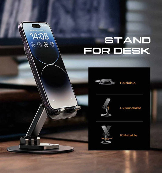 Rotating 360° Mobile and Tablet Stand