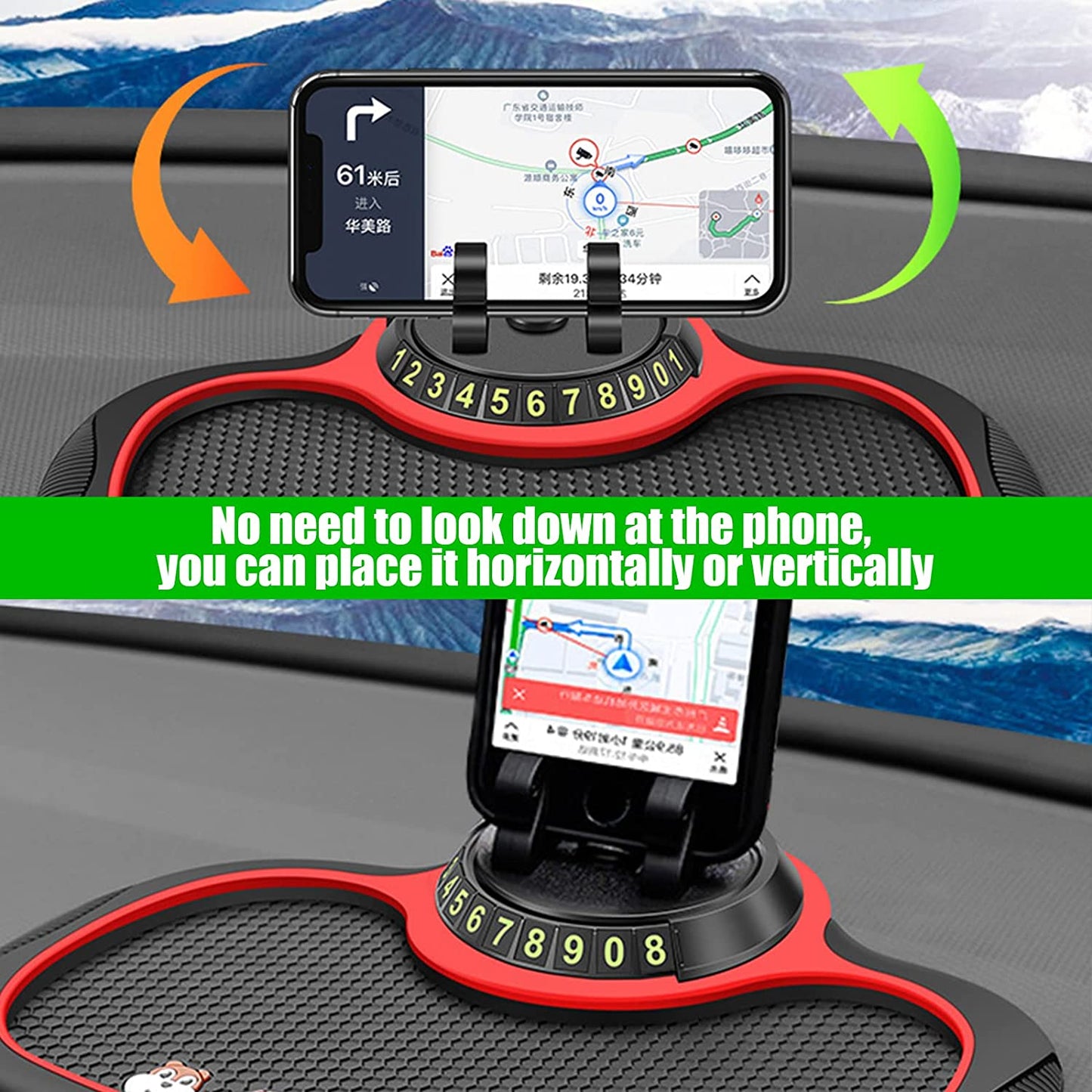 CEUTA Car Anti-Slip Phone Holder
