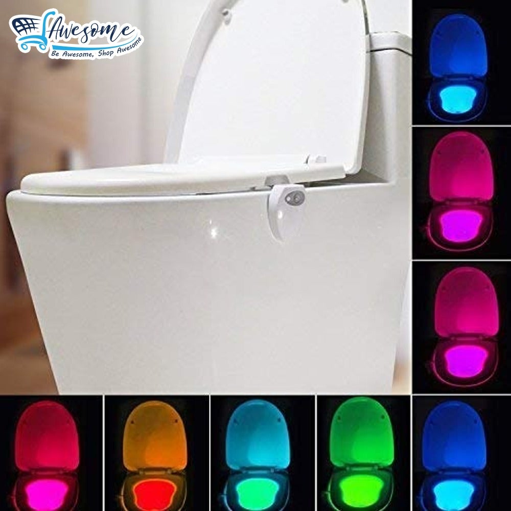 Motion Sensor Toilet LED 8 Color Lights
